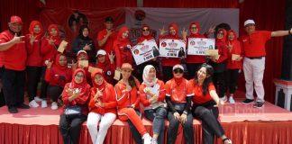 Gotong-Royong Bersama Seniornya, Azalea Gelar Lomba Senam Sicita