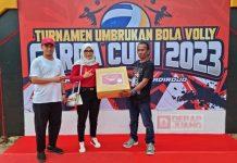 Jaga Eskalasi Pergerakan, Mbak Binta Hadiri Turnamen Bola Voli Jaga Eskalasi Pergerakan, Mbak Binta Hadiri Turnamen Bola Voli