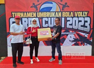 Jaga Eskalasi Pergerakan, Mbak Binta Hadiri Turnamen Bola Voli Jaga Eskalasi Pergerakan, Mbak Binta Hadiri Turnamen Bola Voli