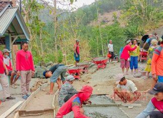 Joko Santoso Terjun Dukung Program Rabat Di Desa Pucung