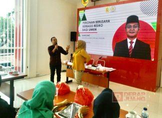 Margono Kawal Pelaku UMKM Wonogiri Peroleh NIB Margono Kawal Pelaku UMKM Wonogiri Peroleh NIB