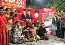 Perkuat Pasukan, Mas Fendy Temui Tim Pemenangan Mas Fendy saat menggelar rapat internal tim pemenangan wilayah tempur