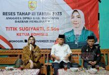 Masuki Reses, Titik Sugiyarti Perkuat Sinergitas Masuki Reses, Titik Sugiyarti Perkuat Sinergitas
