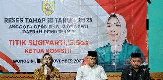 Masuki Reses, Titik Sugiyarti Perkuat Sinergitas Masuki Reses, Titik Sugiyarti Perkuat Sinergitas