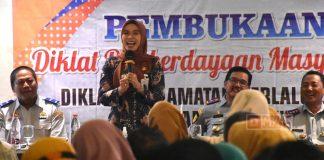 Mbak Eisti Buka Diklat Pemberdayaan Taat Lalu Lintas Bagi Jukir dan Guru PAUD