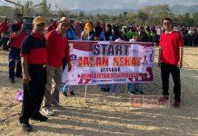 Romandhani Ikuti Jalan Sehat Desa Pidekso