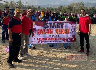 Romandhani Ikuti Jalan Sehat Desa Pidekso