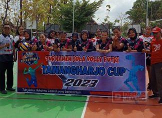 Romandhani Turut Meriahkan Turnamen Voli Tawangharjo Cup