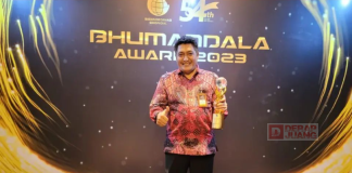 Menjadi Terbaik 1 Kategori Nama RupaBumi, Bupati Magelang Terima Penghargaan Bhumandala Bupati Magelang