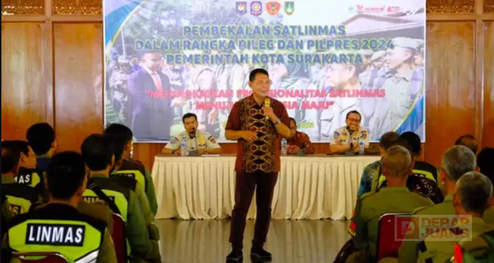 Garda Terdepan Pemilu 2024, Wakil Walikota Surakarta Minta Linmas Jaga Netralitas Garda Terdepan Pemilu 2024, Wakil Walikota Surakarta Minta Linmas Jaga Netralitas