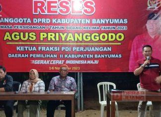 Serap Aspirasi Masyarakat, Agus Priyanggodo Gelar Reses di Sumbang Agus