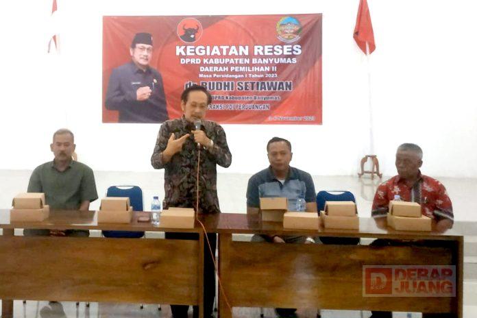 Serap Aspirasi Masyarakat, dr. Budhi Gelar Reses di Desa Rempoah dr. Budhi