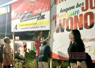 Siap Menang Spektakuler, Azalea Pasang APK di Kecamatan Selogiri