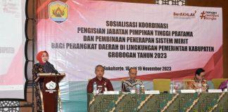 Terapkan Sistem Merit, Sri Sumarni Buka Soskor Pengisian Jabatan Pimpinan Tinggi Pratama Terapkan Sistem Merit, Sri Sumarni Buka Soskor Pengisian Jabatan Pimpinan Tinggi Pratama