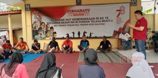 Dance membentuk gugus tugas di RW 09 Telaga Mukti