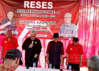 Daryono Turun Gunung Temui Konstituen di Cikukun