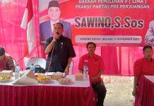 Gelar Reses, Sawino Sapa Warga Karang Benda