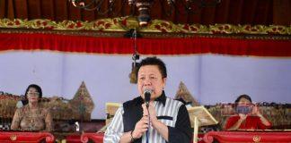 Dance membuka parade karawitan Hari Wayang Nasional