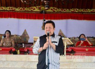 Dance membuka parade karawitan Hari Wayang Nasional