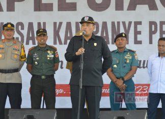 Apel Siaga Pemilu Damai, Taufik Apresiasi Bawaslu Cilacap Apel Siaga Pemilu Damai, Taufik Apresiasi Bawaslu Cilacap