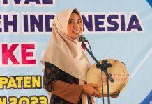 Ristawati Membuka Festival Anak Sholeh Tingkat Kabupaten Kebumen Tahun 2023
