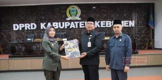 Ristawati Hadiri Rapat Paripurna Pengambilan Keputusan DPRD Kebumen