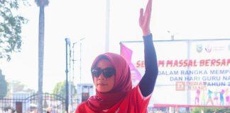 Wabup Rista Hadiri Senam Massal Bersama KORMI Kebumen