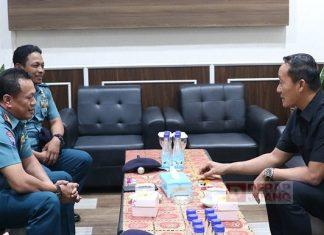 Terima Silaturahmi Komandan Lanal, Kadar Lusman Harap Sinergitas Antar Forkopimda