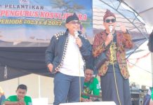 Andang Hadiri Pengukuhan Ketua Kosti Kabupaten Jepara 