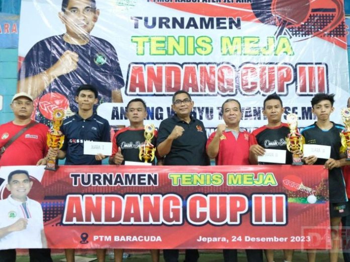 Turnamen Tenis Meja Andang Cup 3 2023, Diikuti Peserta Berbagai Daerah Turnamen Tenis Meja Andang Cup 3 2023, Diikuti Peserta Berbagai Daerah