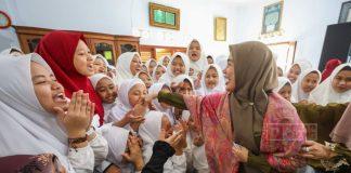 Siti Atikoh Sowan ke PonPes Ma’ahidul Irfan, Ganjar didoakan Jadi Presiden