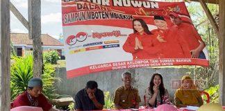 Azalea Hadiri Tasyakuran Pembangunan Jalan Usaha Tani Desa Jaten