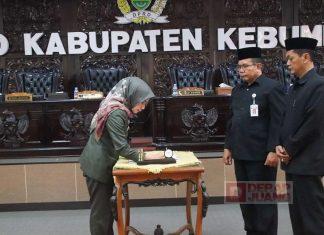 Ristawati Hadiri Rapat Paripurna Pengambilan Keputusan Raperda DPRD Kebumen