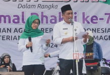 Bupati Magelang Menghadiri Acara Doa Bersama dan Sejuta Puisi Untuk Palestina