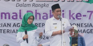 Bupati Magelang Menghadiri Acara Doa Bersama dan Sejuta Puisi Untuk Palestina