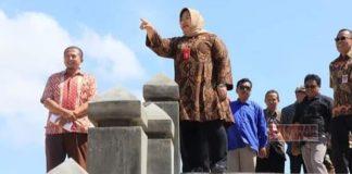 Bupati Yuni Tinjau Pembangunan TPU Larasati Sukowati