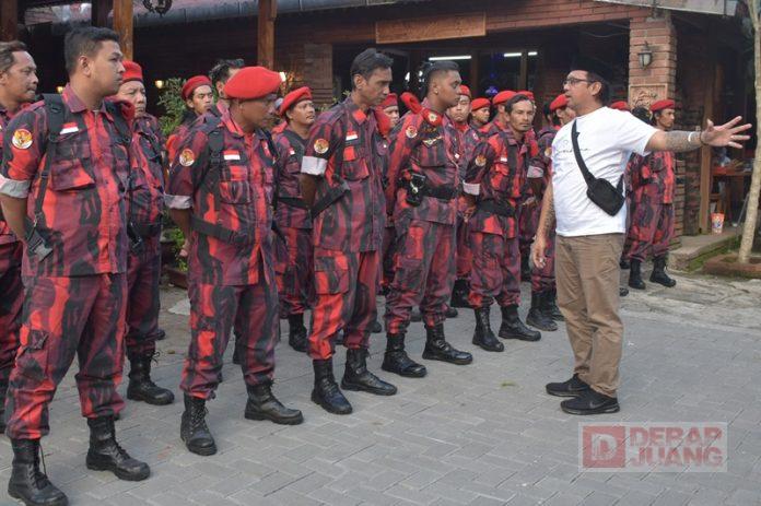 Korps Satgas Temanggung Sambut Hangat Hadirnya Ganjar Satgas Cakra Buana