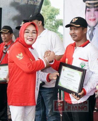 Bupati Grobogan, Sri Sumarni Deklarasi Desa STBM Dan GERMAS di Kecamatan Ngaringan