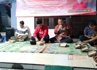 Gelar Reses, Slamet Supriyadi Serap Aspirasi Masyarakat Desa Jrakahpayung