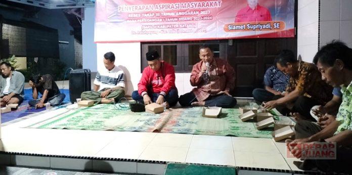 Gelar Reses, Slamet Supriyadi Serap Aspirasi Masyarakat Desa Jrakahpayung Gelar Reses, Slamet Supriyadi Serap Aspirasi Masyarakat Desa Jrakahpayung