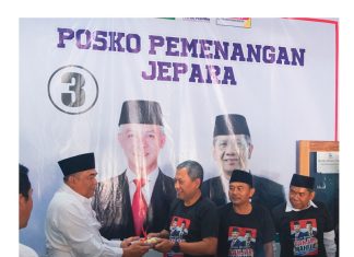 Junarso Resmikan Posko TPD di Jepara Bersama Partai Koalisi