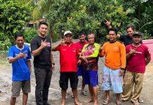 Mas Bram Bantu material pembangunan jalan