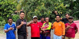 Mas Bram Bantu material pembangunan jalan