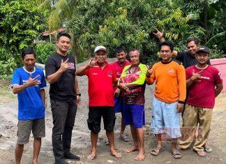 Mas Bram Bantu material pembangunan jalan