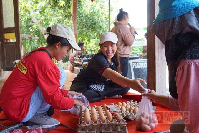 Memenuhi Kebutuhan Gizi, Azalea Gelar Pasar Telur Murah