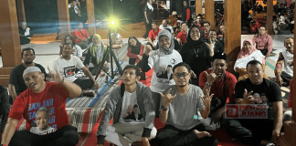 Banteng Grobogan Gelar Nobar Capres-cawapres Di Seluruh Posko Merdeka