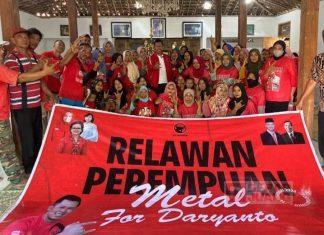 Perkuat Barisan, Daryanto Bentuk Relawan Perempuan