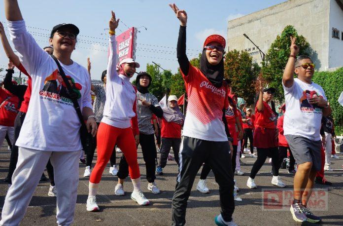 Ratusan Peserta Senam Sicita Ungkap Alasan Kecintaan Terhadap Ganjar-Mahfud Senam Sicita