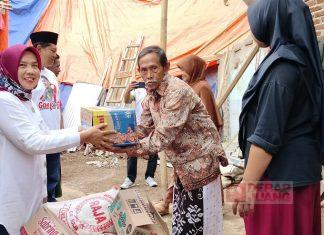 Sri Ruwiyati Kunjungi Warga Terdampak Tanah Longsor