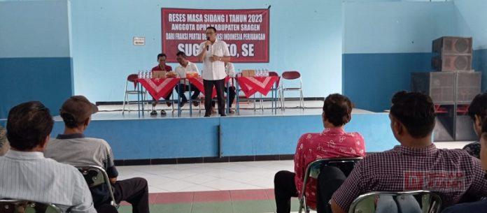 Sugiyarto Gelar Reses Bersama Wargas Masyarakat Desa Wonorejo Sugiyarto Gelar Reses Bersama Wargas Masyarakat Desa Wonorejo